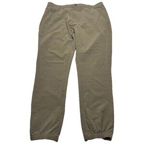 Men's BYLT Premium Basics KN Everyday Jogger Pants Size 36 x 29 Taupe